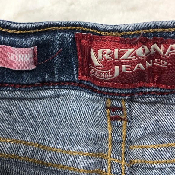 Arizona Skinny Distressed Jeans size 8 regular - Picture 4 of 9